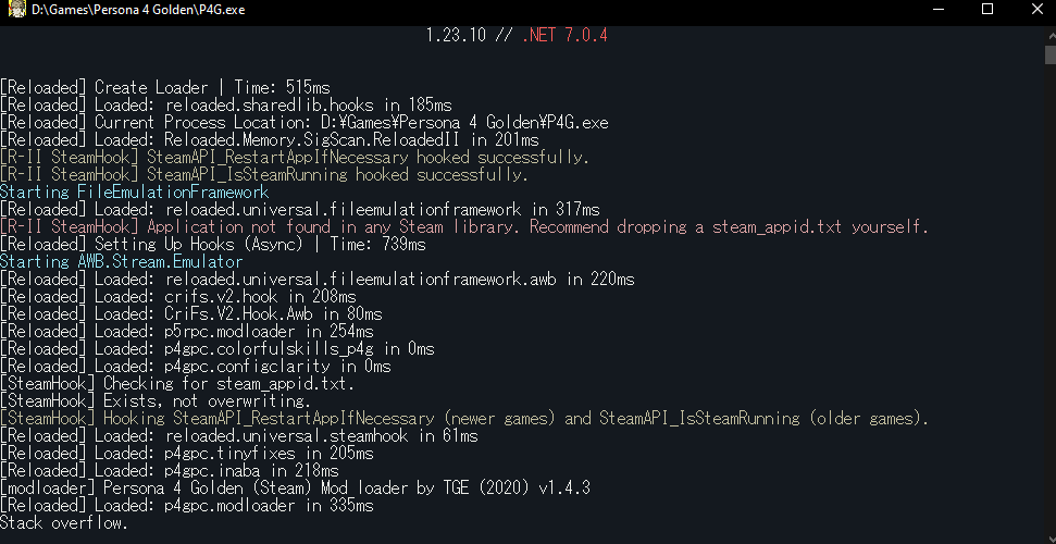HELP:shows this when i enable pc mod loader · Issue #209 · Reloaded ...