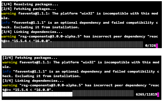 Bad displaying when run yarn · Issue #2151 · vercel/hyper · GitHub