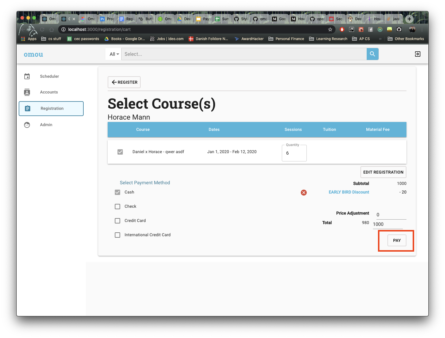 Payment + Enrollment Hook Bug · Issue #207 · omou-org/front-end · GitHub