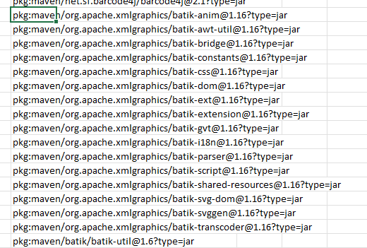 Example Cyclone Dx File bom generated through cdxgen and uploaded to dependency track doesnot ...