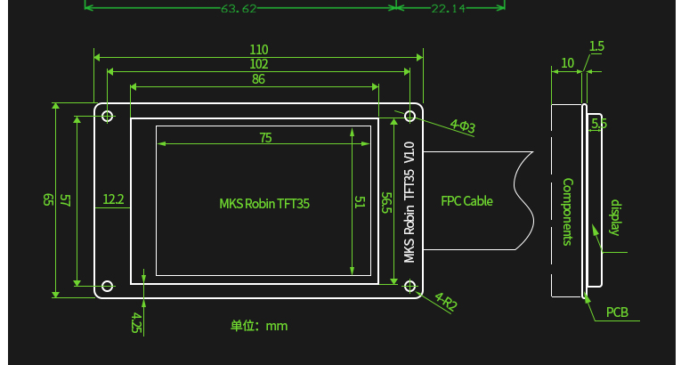 update the display measurements of the Robin Nano v2 · Issue #45 ...