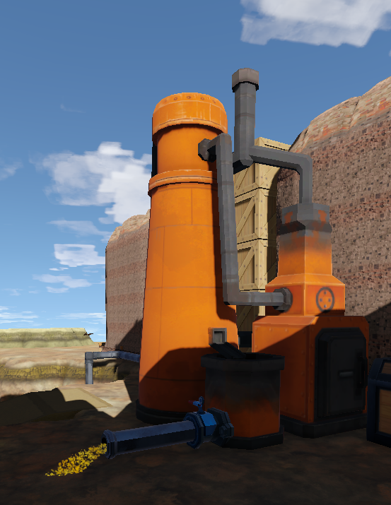 8.0.1 Blast Furnace with idle job (no fuel) still uses water and emits