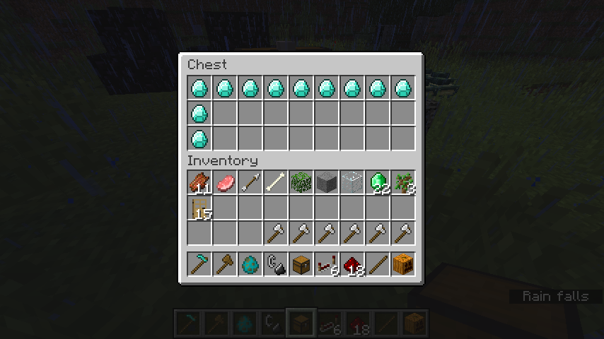 Puts a diamond in the first slot of every row and the first slot of every column.