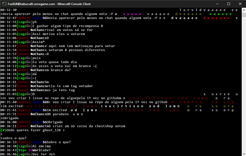 New Windows 10 console has IO messed up · Issue #508 · MCCTeam ...