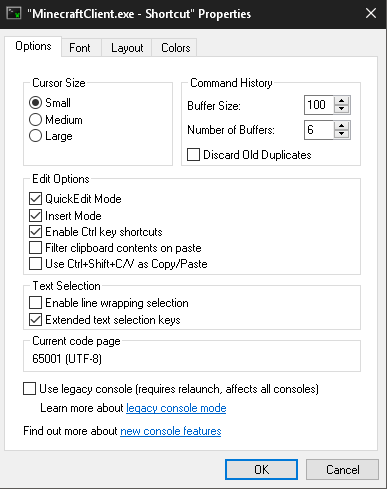 New Windows 10 console has IO messed up · Issue #508 · MCCTeam ...