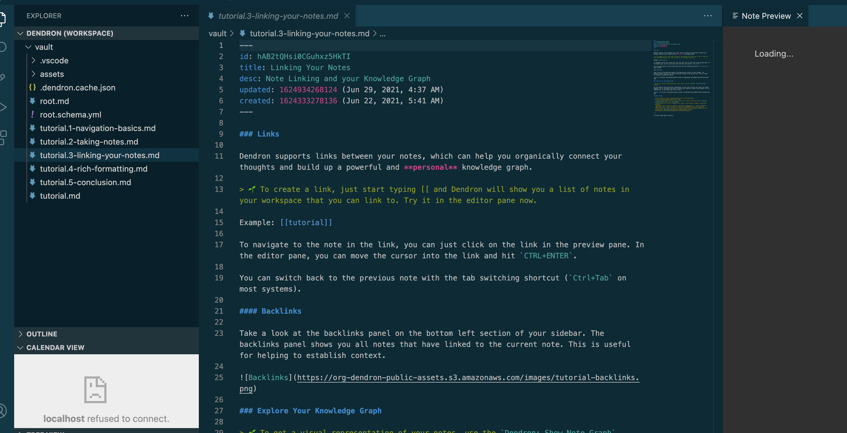 Markdown Preview never renders with `codeserver` · Issue 2010