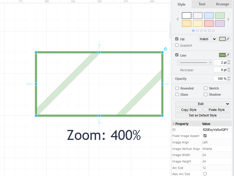 Fillstyle:hatch - Scale fixed · Issue #3542 · jgraph/drawio · GitHub