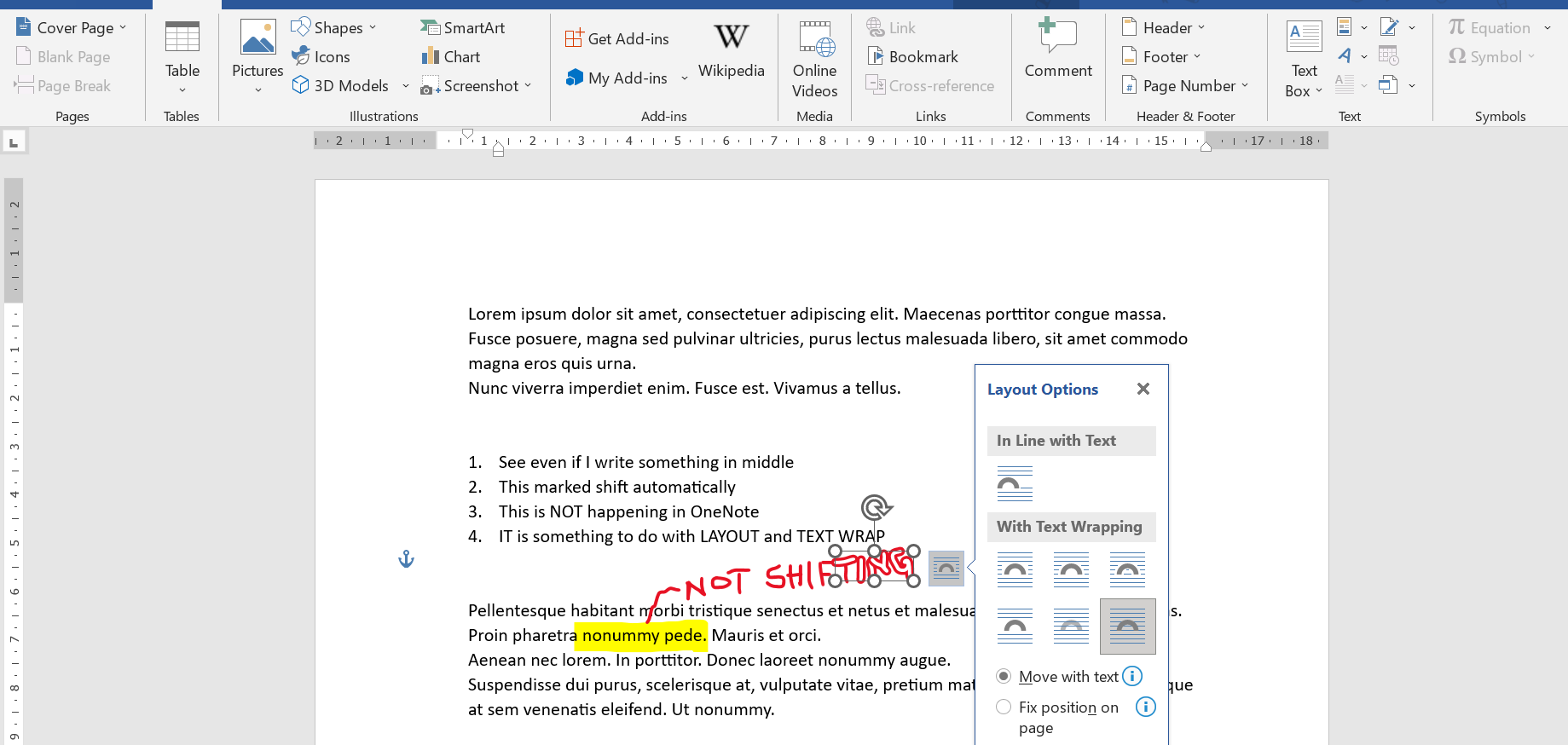 Anchoring ink to text · Issue 543 · stevencohn/OneMore · GitHub