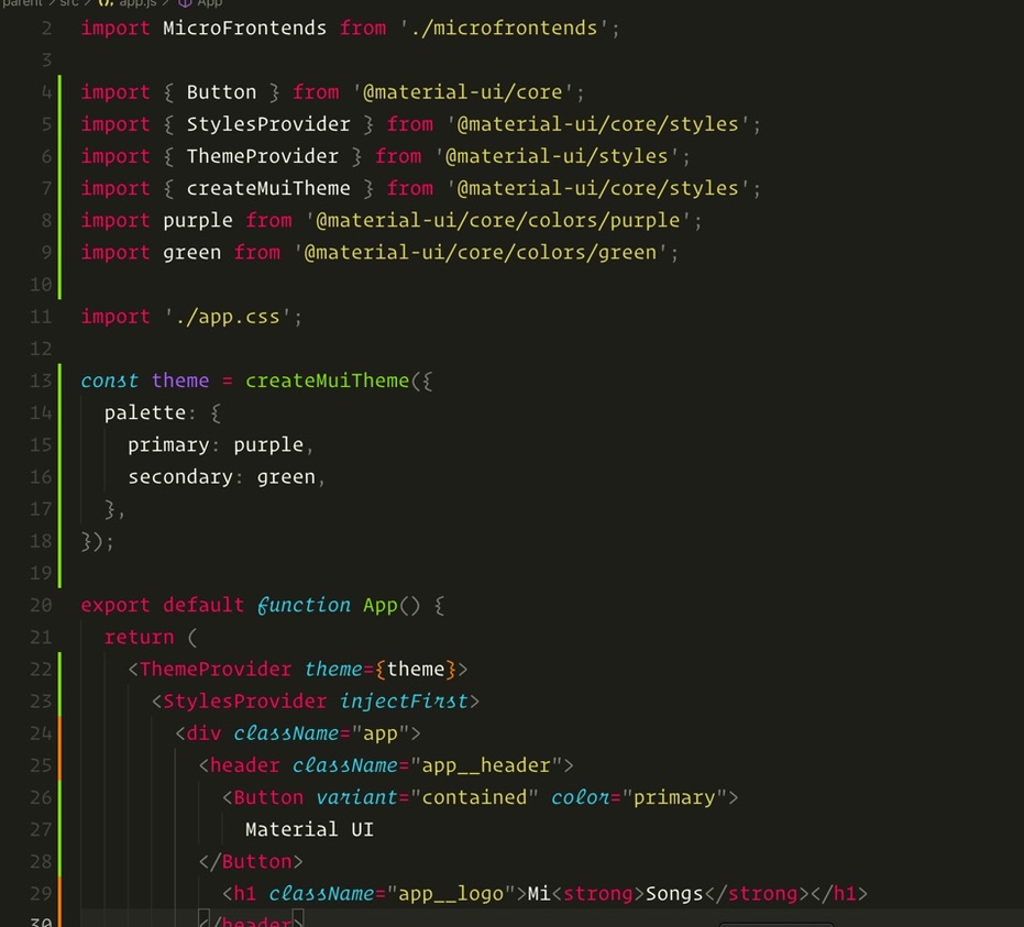 Micro Frontend Theme Problem · Issue #17971 · mui/material-ui · GitHub