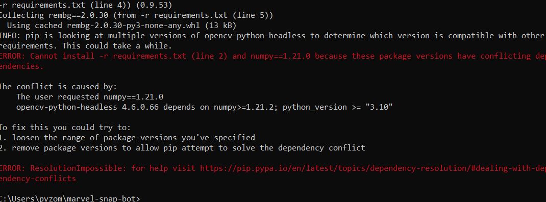 Help with installation guide · AdriaGual marvel-snap-bot · Discussion ...