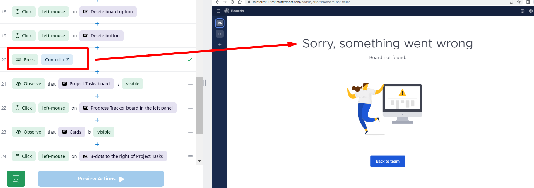 Bug: Undo delete board doesn't always restore view and cards · Issue ...
