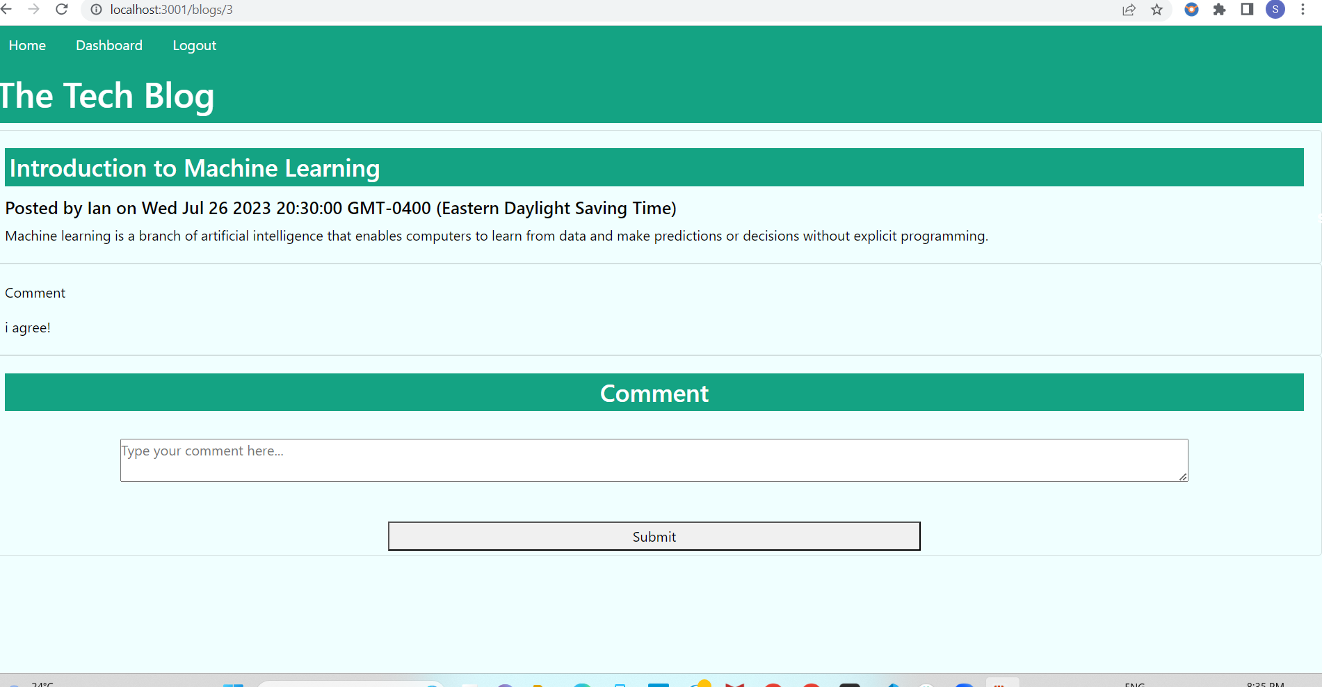 GitHub soniasebastian/techblog_handlebars A CMSstyle blog site