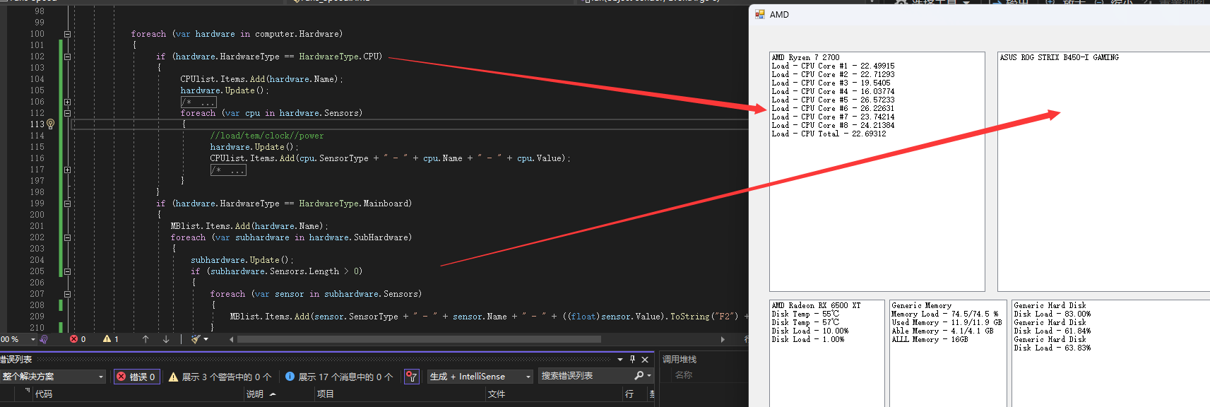 AMD CPU cannot get Clocks Tem Power ...... and sensor of mainboard ...