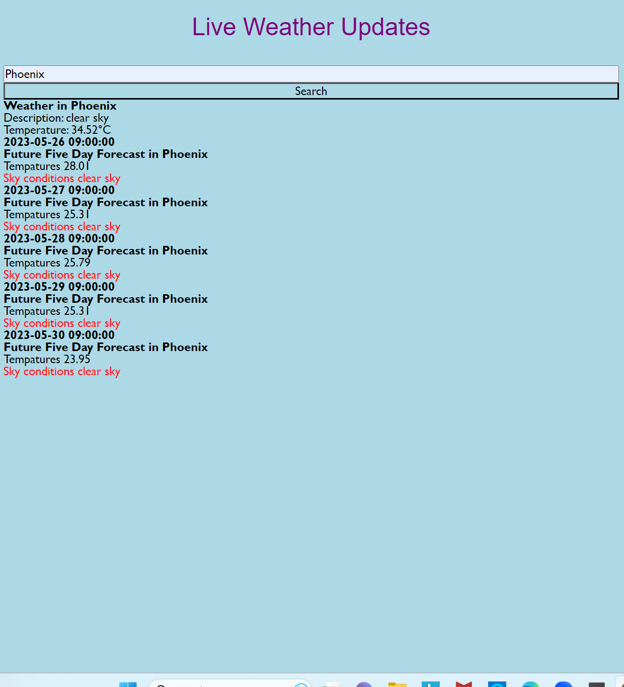 GitHub - DamionG22/weather-check: Website that will allow you to get ...