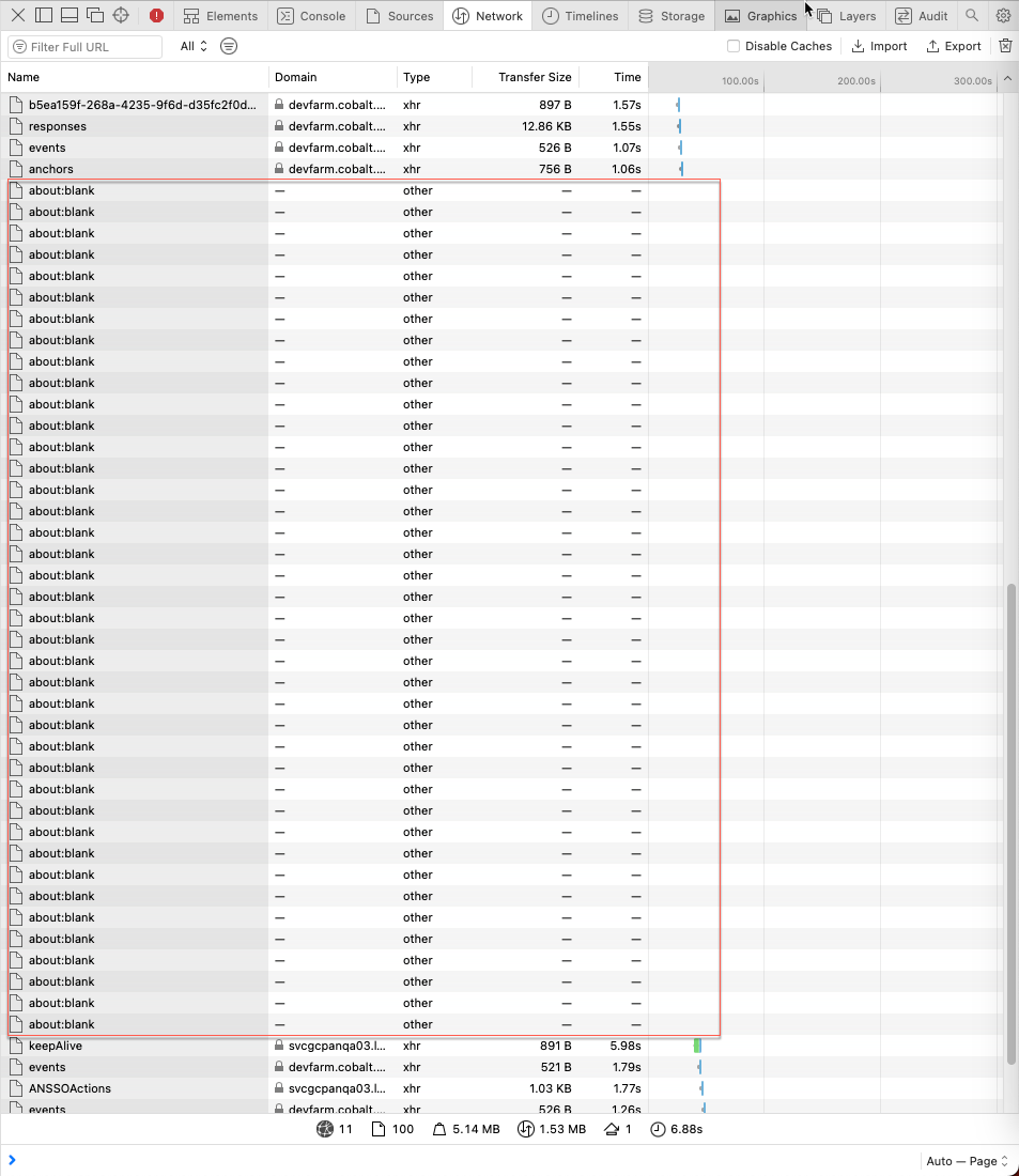 Issue of "aboutblank" when opening fdformattedtext in Safari · Issue