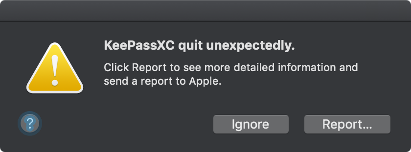 keypassxc-253-crash-mojave