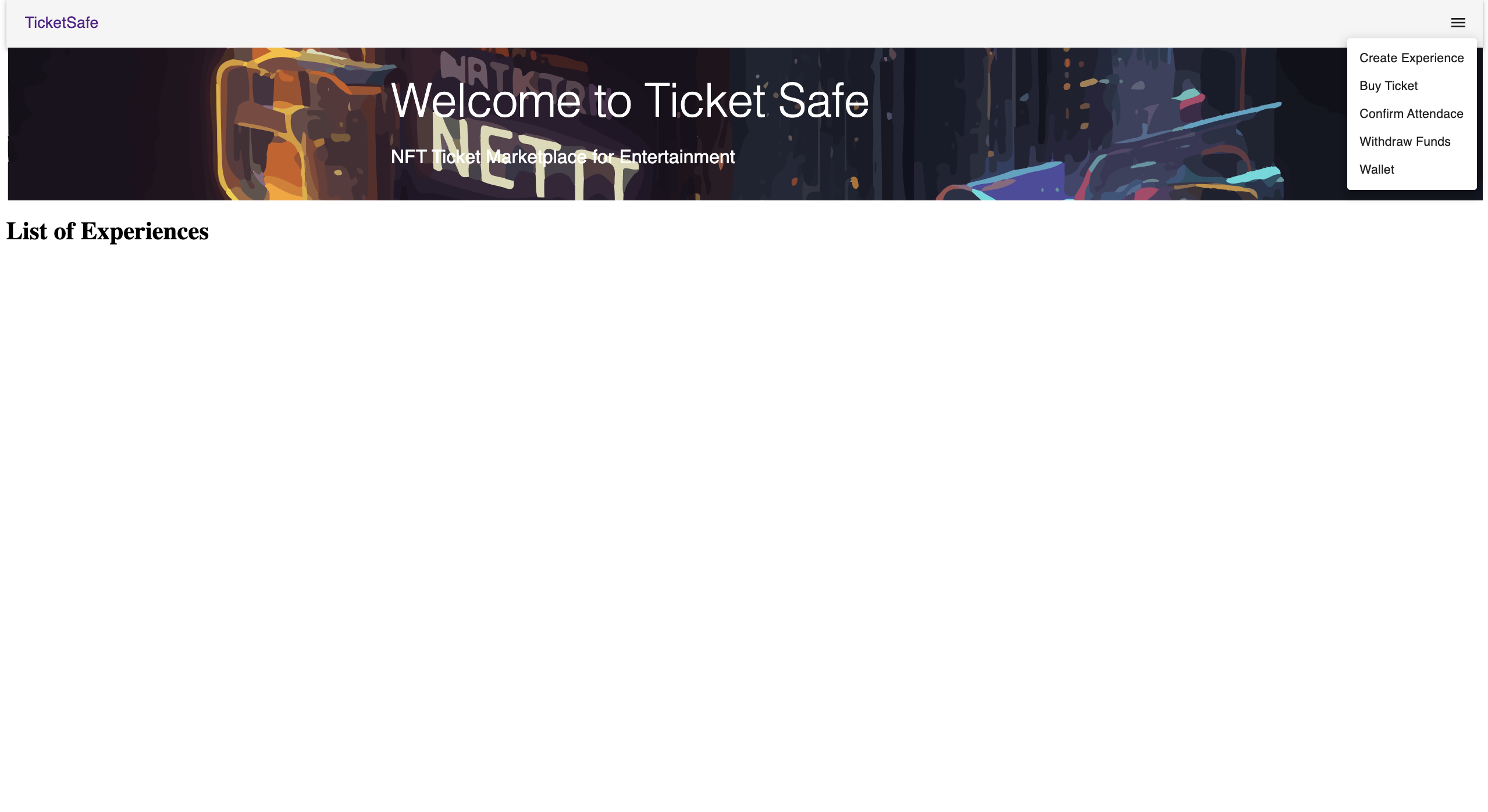 GitHub - vai0sx/TicketSafe: NFT Ticket MarketPlace for Event Tickets ...