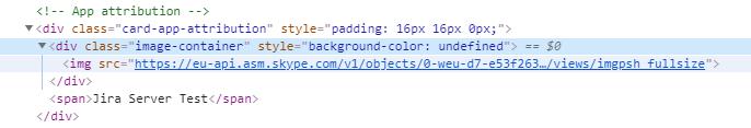 Background-color of .image-container is set as undefined instead of ...