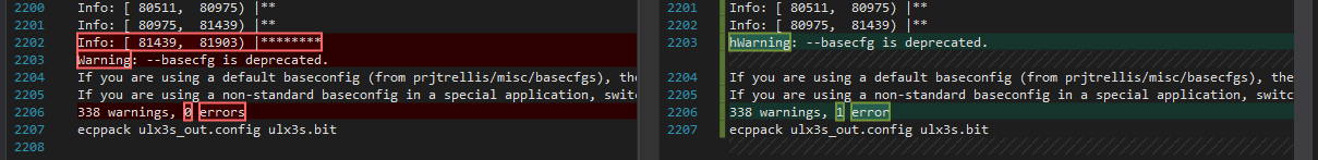 Lpf File CR LF Problems when processing lpf files; unexpected end of LPF file ...