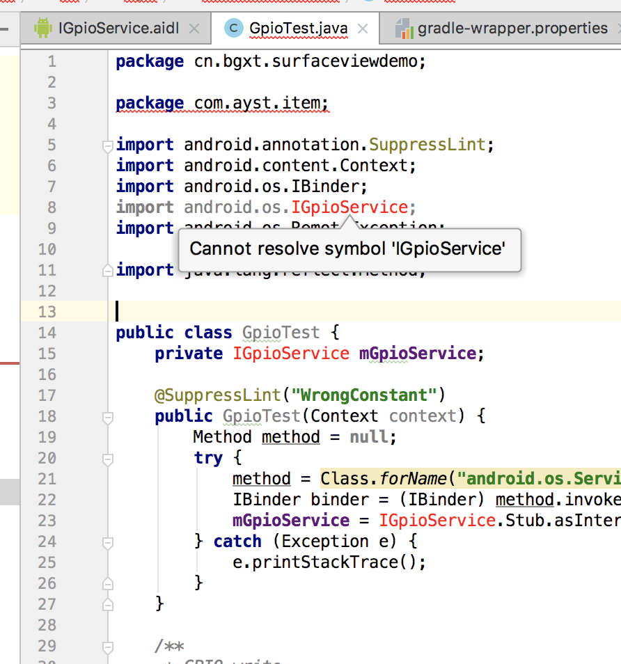 android studio 下提示这个问题,是什么原因,我按照readme修改的 · Issue #1 · aystshen/Android ...