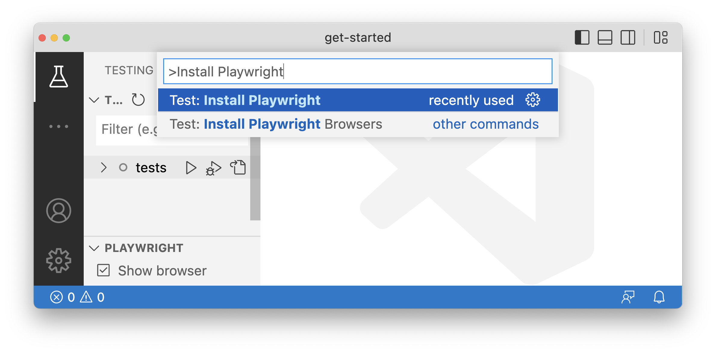 Install Playwright