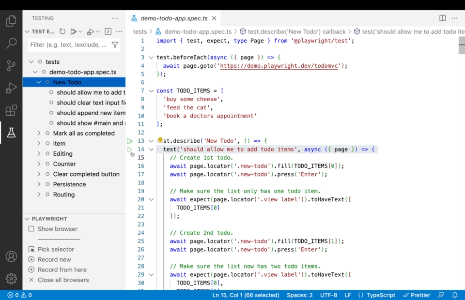 Playwright Test for VSCode - Visual Studio Marketplace