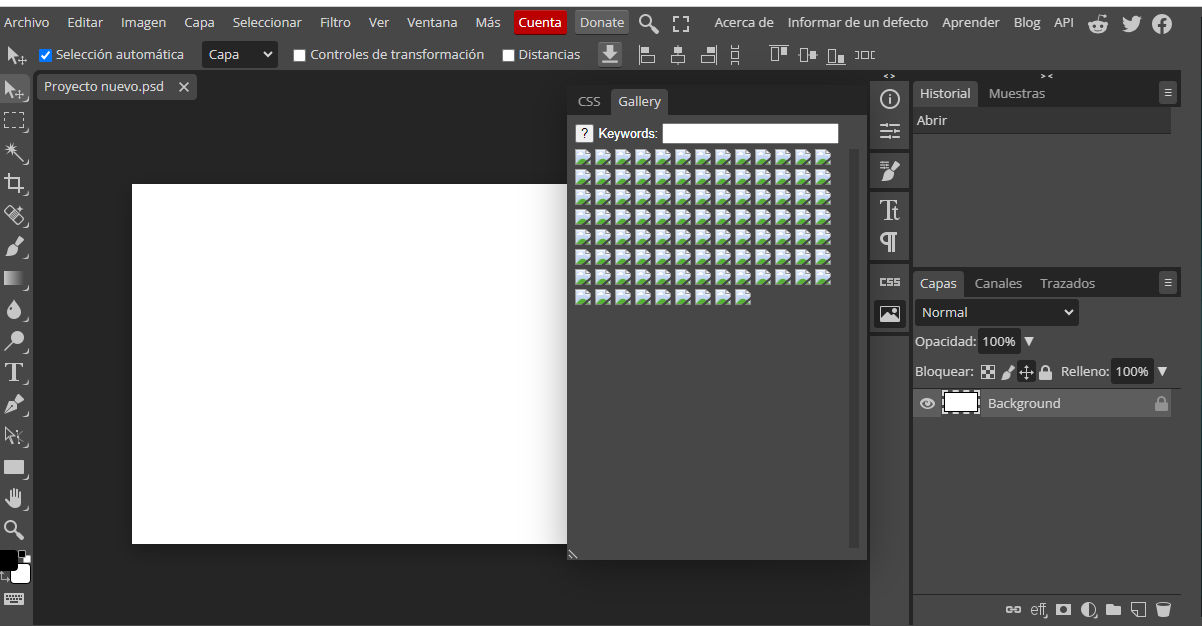 Error en la Galeria · Issue 6170 · photopea/photopea · GitHub