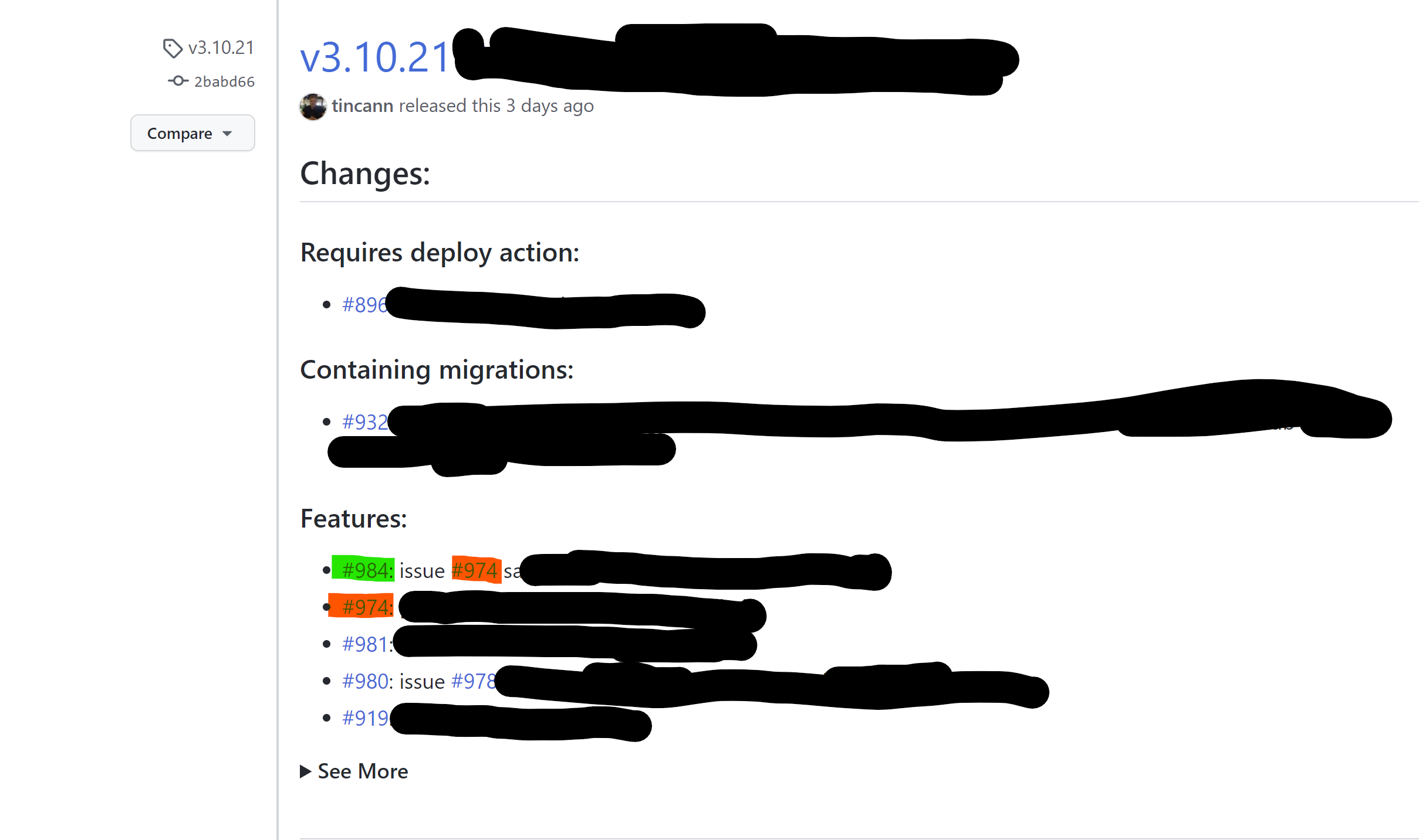 [GitHubReleaseV1] Automatically generated changelog does not include ...