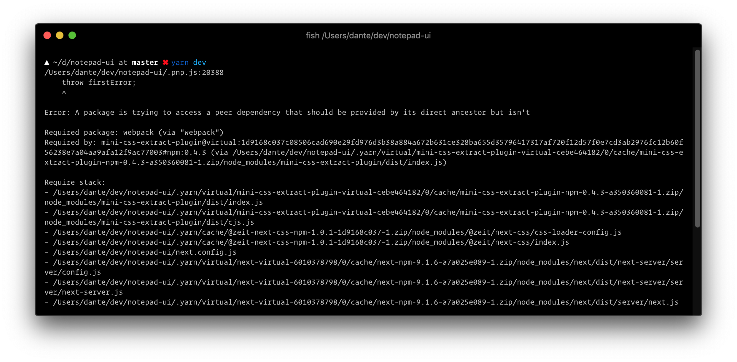 Doesn't work with @zeit/next-css · Issue #649 · yarnpkg/berry · GitHub