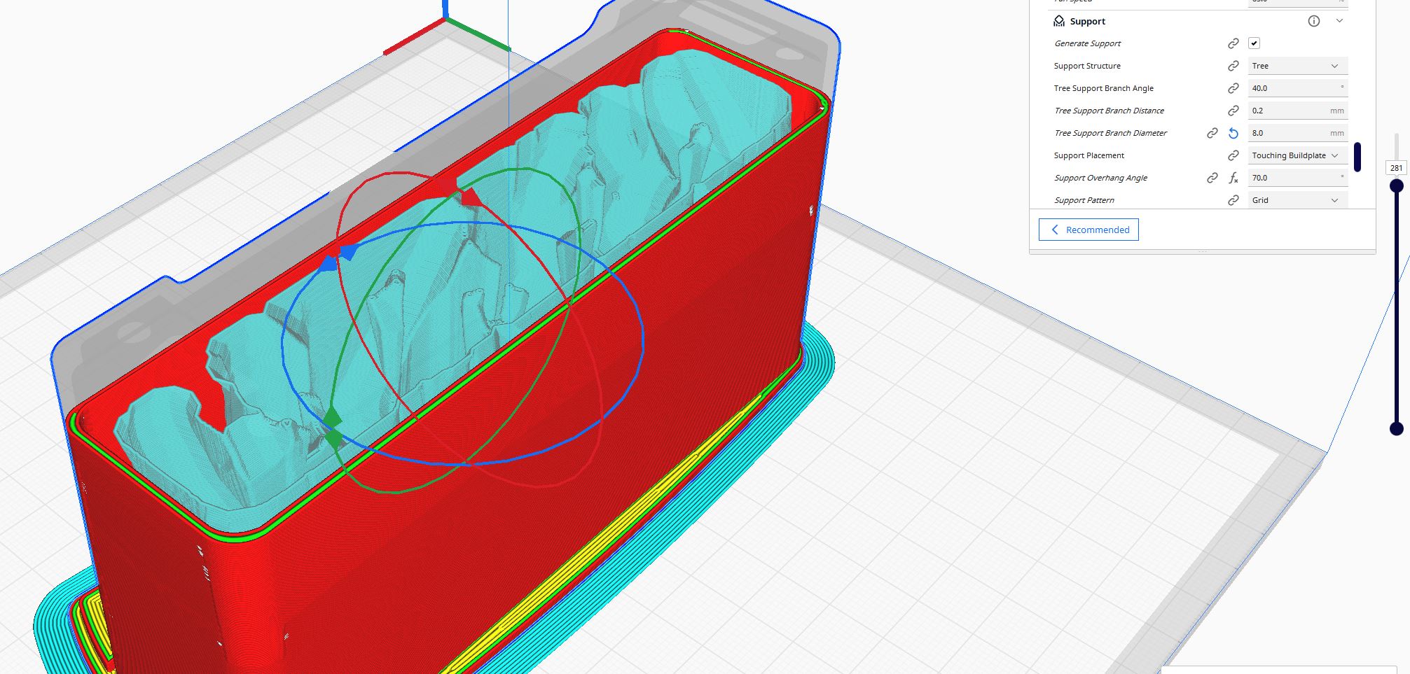 Tree Support has no contact to Support Interface, sometimes support ...