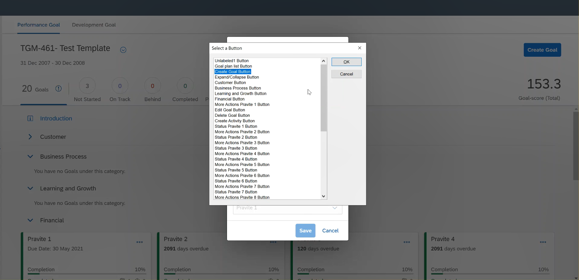 Background contents in quick navigation list (1)
