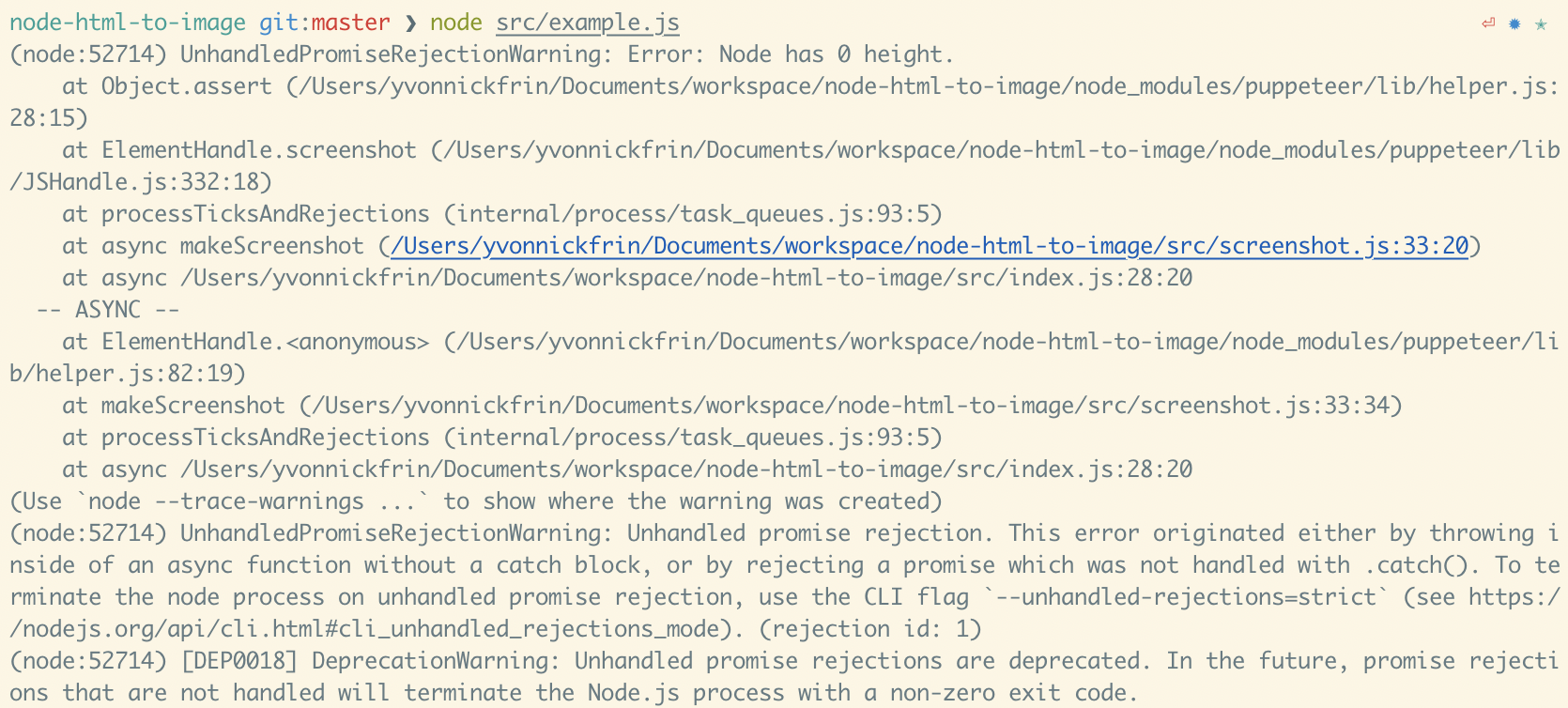 Function returning undefined issue 101 frinyvonnick node html to