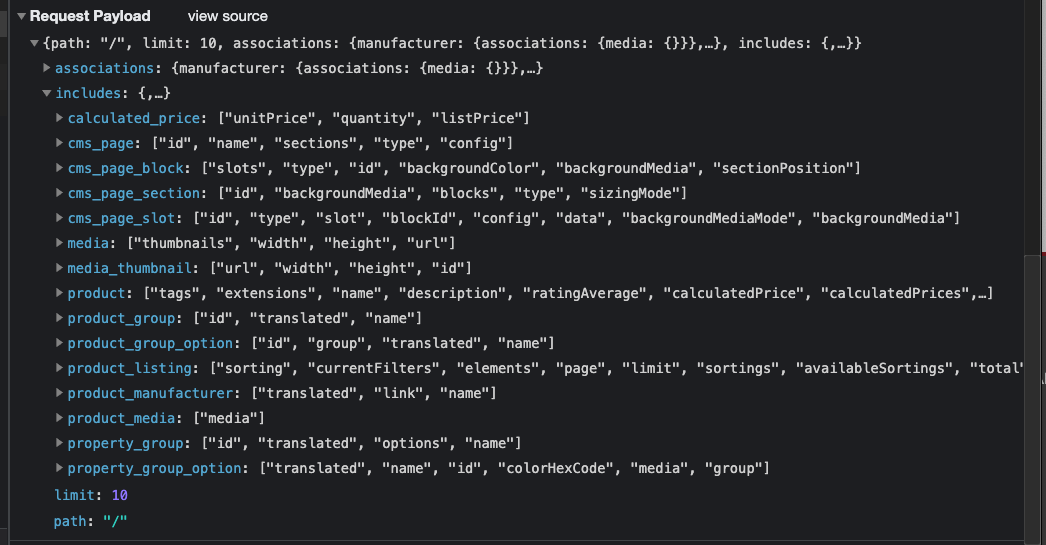 [BUG] Product extensions are not included in API response · Issue #1608 ...