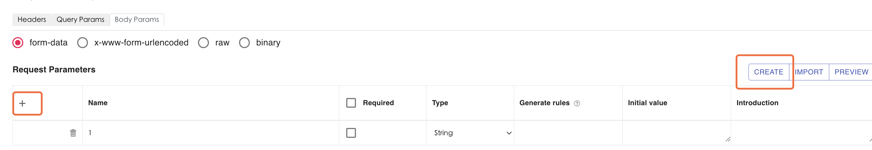 Interface Settings - RAP
