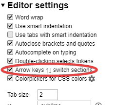 [Feature Request] Add option to disable cursor movement between ...