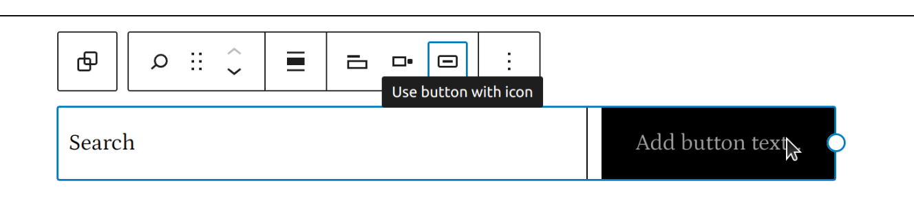 Search block button always displays default cursor (arrow) · Issue ...