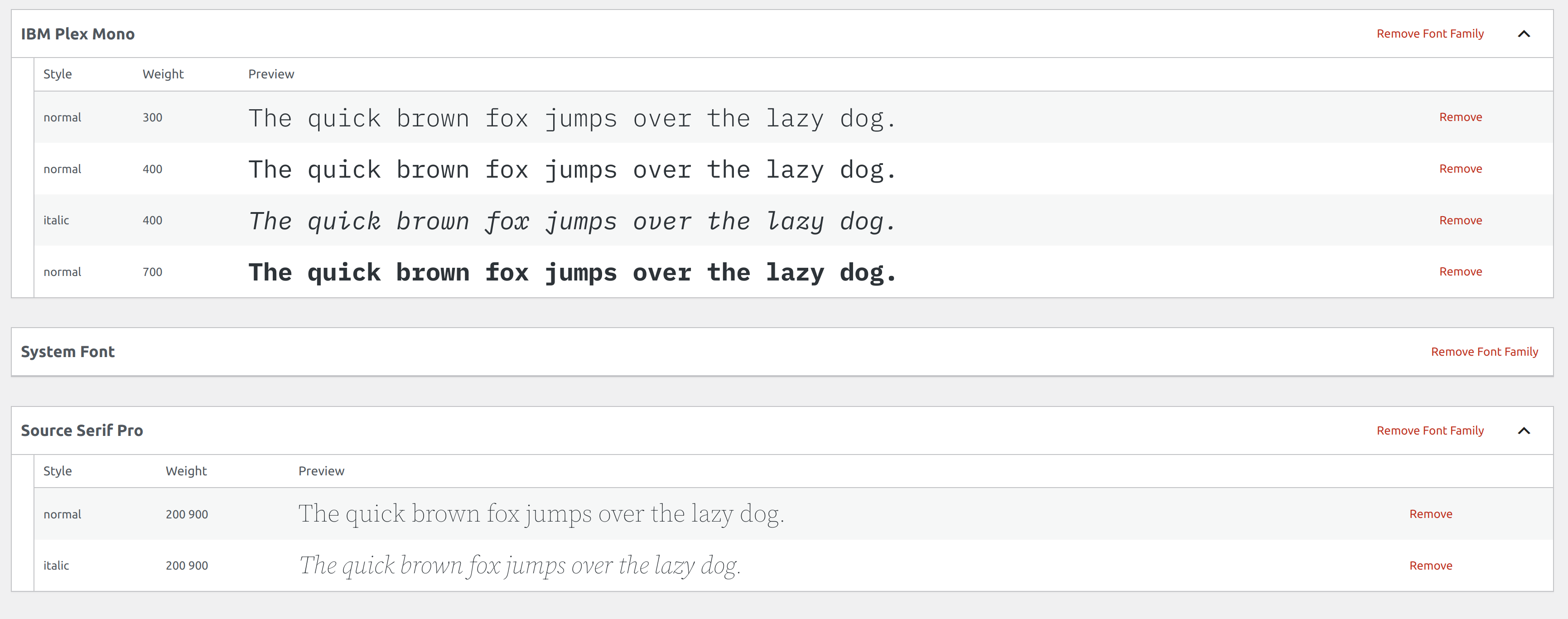 Preview system font in the font manager issue 151 wordpress create