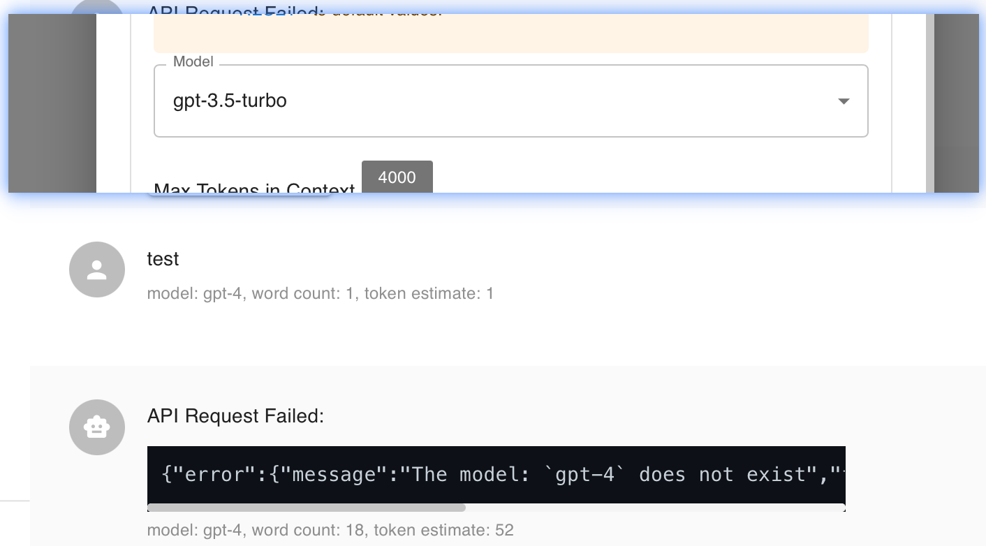[BUG] 设置切换模型后（3.5 -> 4），再切换回3.5，切换成功 · Issue #476 · chatboxai/chatbox ...