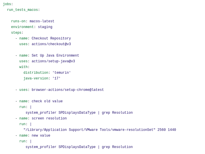 Unable to Set Screen Resolution in GitHub Actions Workflow · Issue 8606 · actions/runnerimages