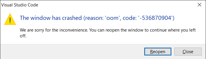 Source control crash VS Code · Issue #145849 · microsoft/vscode · GitHub
