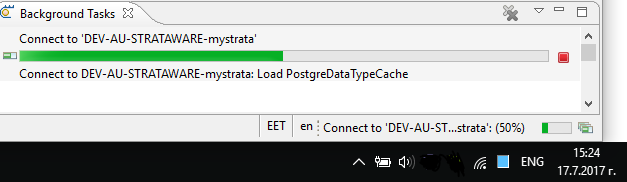 DBeaver occasionally hangs while establishing connection over a slow ...