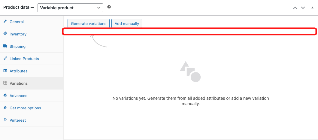 [Enhancement]: Variations - Remove separator between buttons and empty ...