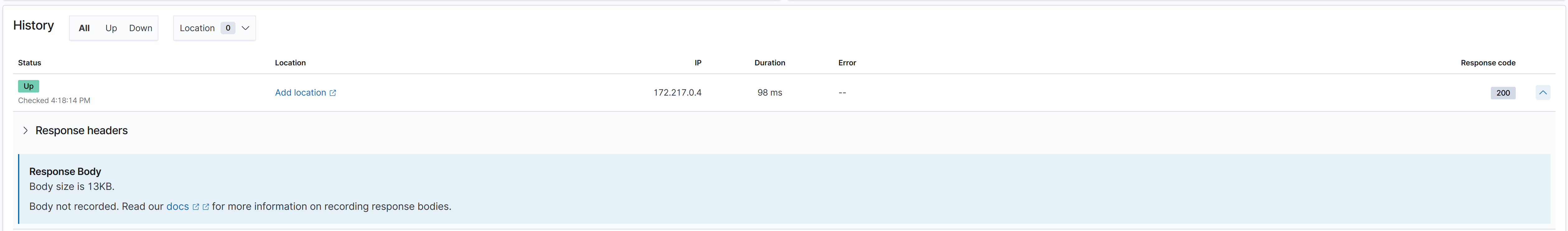 [Uptime] Show Mime Type in check details · Issue #85474 · elastic ...