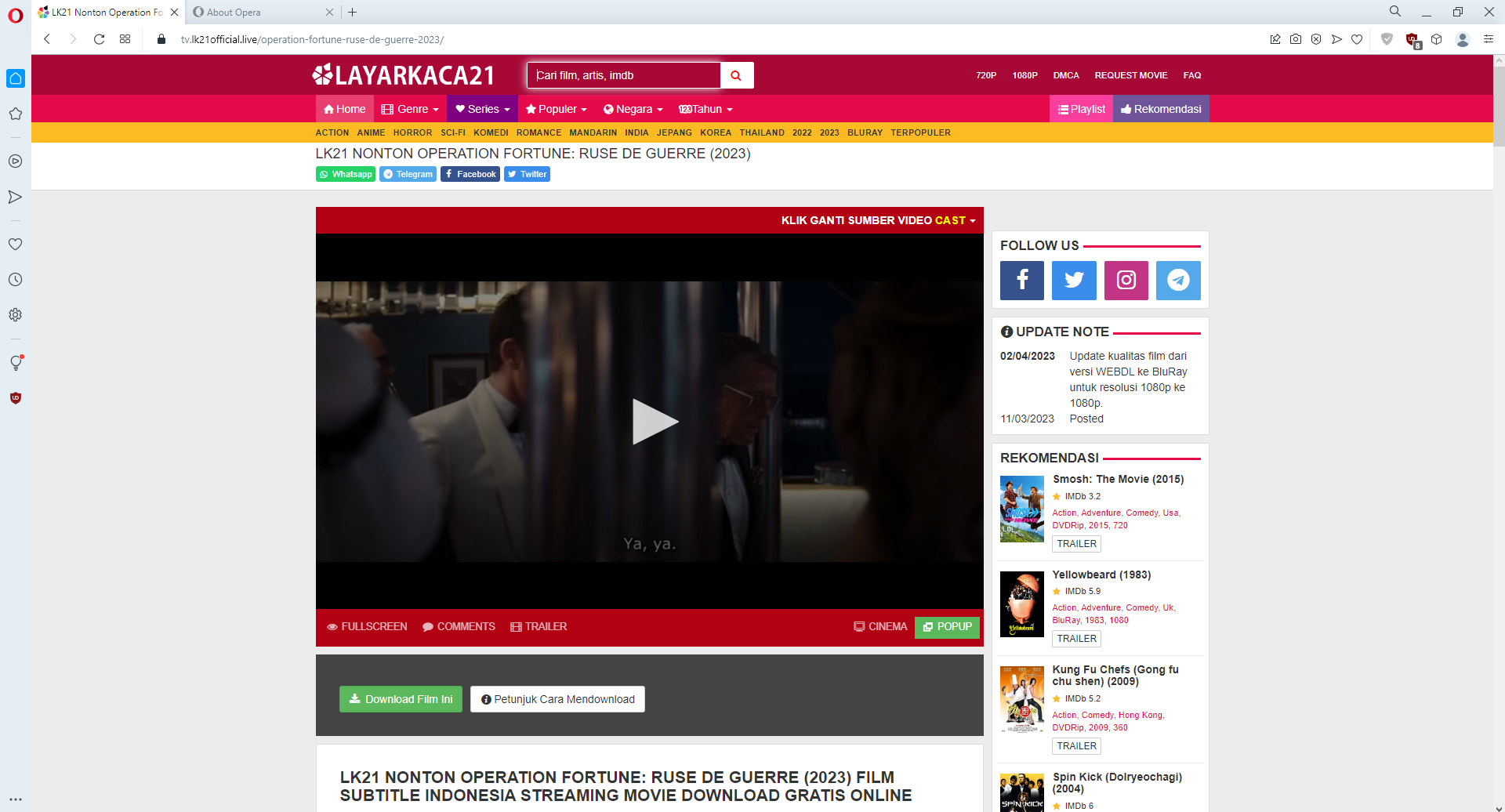 tv.lk21official.live · Issue #147108 · AdguardTeam/AdguardFilters · GitHub