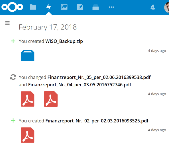 Activity date dividers design · Issue #2216 · nextcloud/android · GitHub