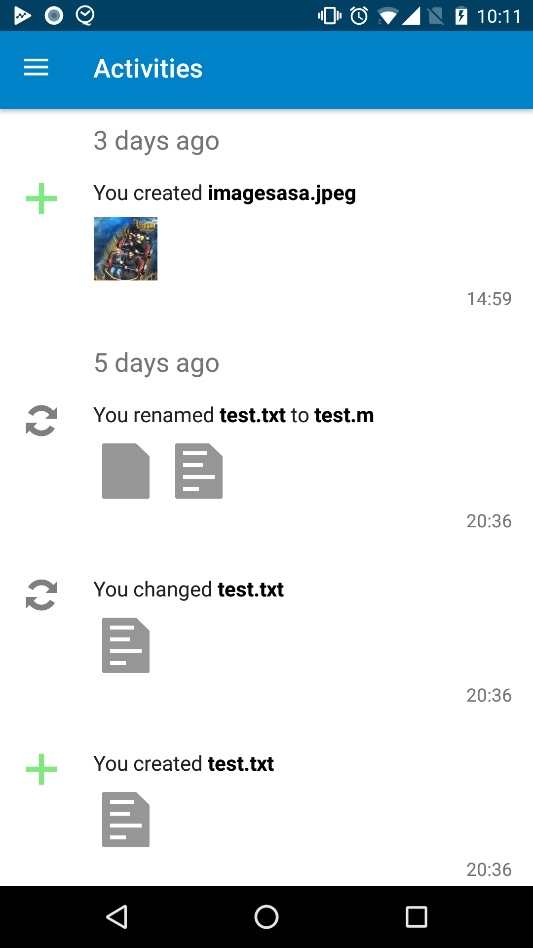 Activity date dividers design · Issue #2216 · nextcloud/android · GitHub