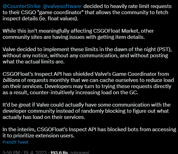 Csgofloat typeerror failed to fetch issue 133 csfloat extension