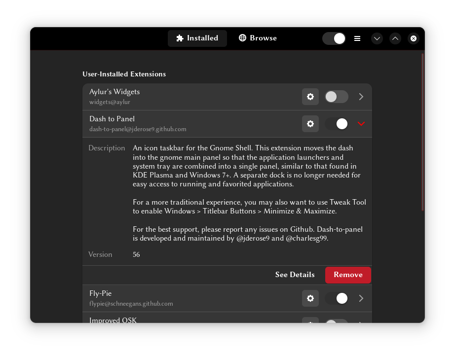 Panel icons do NOT appear on startup... · Issue 1886 · homesweet