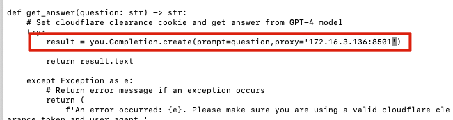 Proxy responded with non 200 code: 405 Method Not Allowed. Please make ...