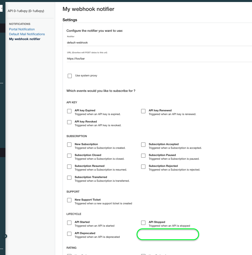 [console] Support webhook on API update event · Issue #5426 · gravitee ...